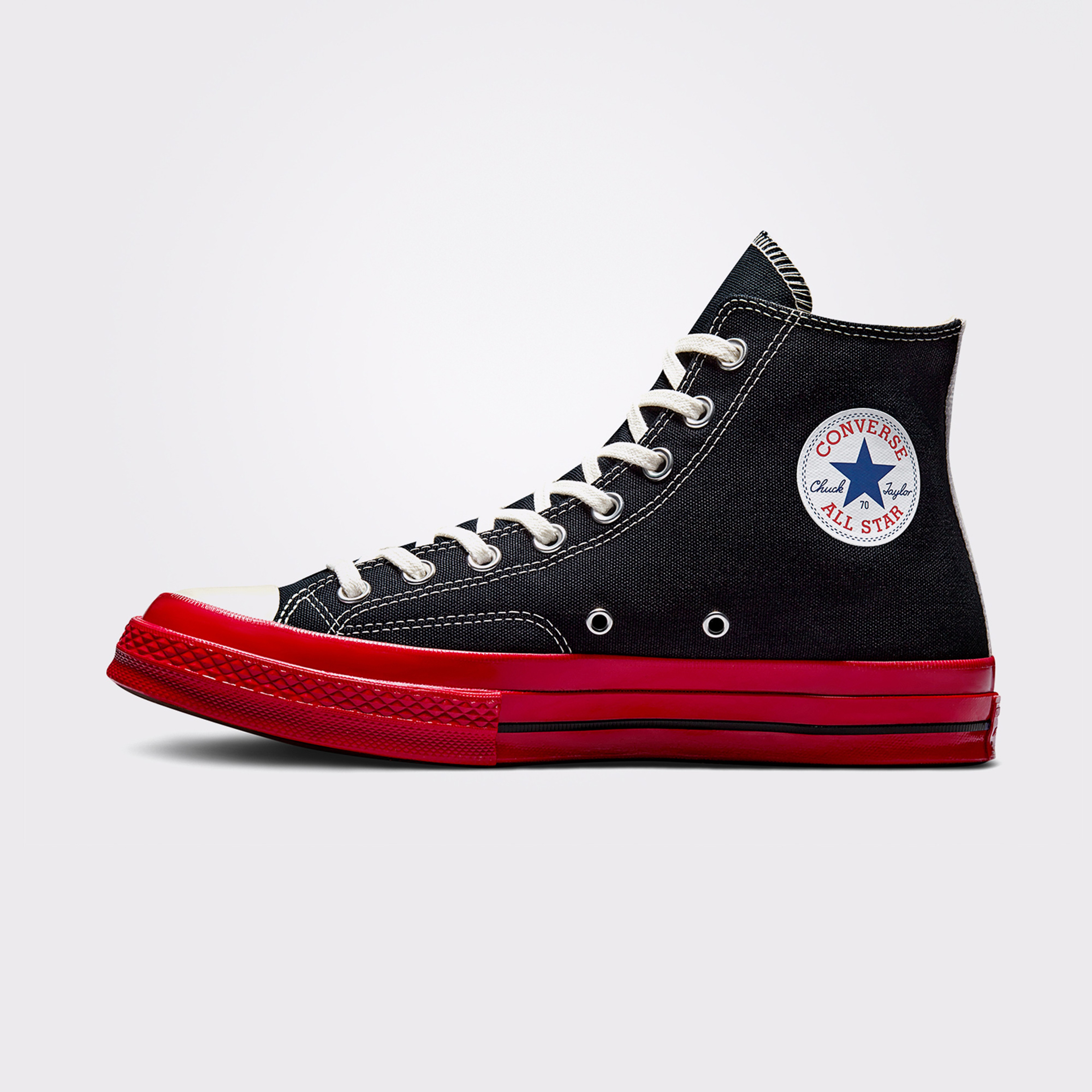 Converse X Comme Des Garçons Play Chuck 70 Unisex Siyah Bilekli Sneaker