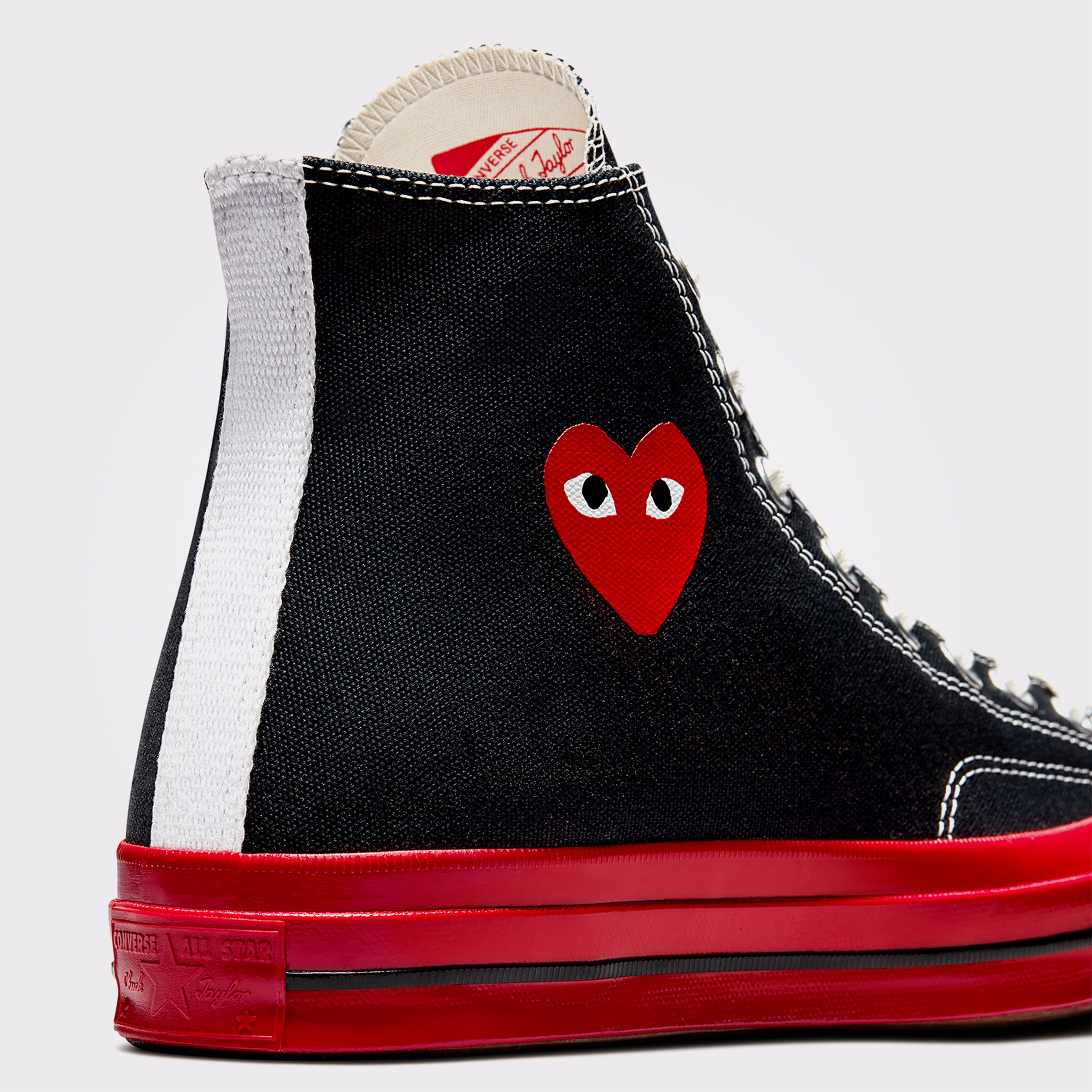 Converse X Comme Des Garçons Play Chuck 70 Unisex Siyah Bilekli Sneaker
