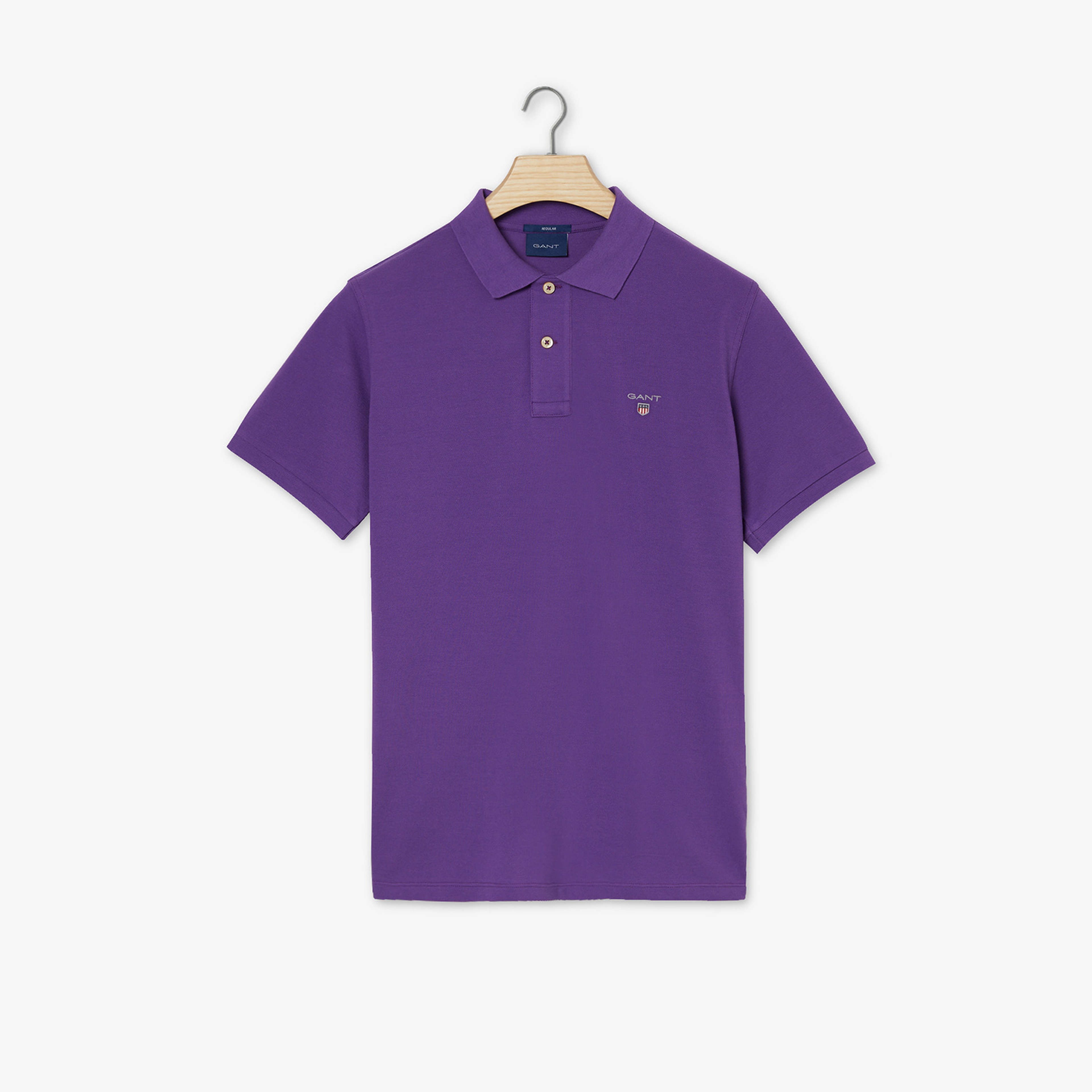 GANT Erkek Mor Regular Fit Polo