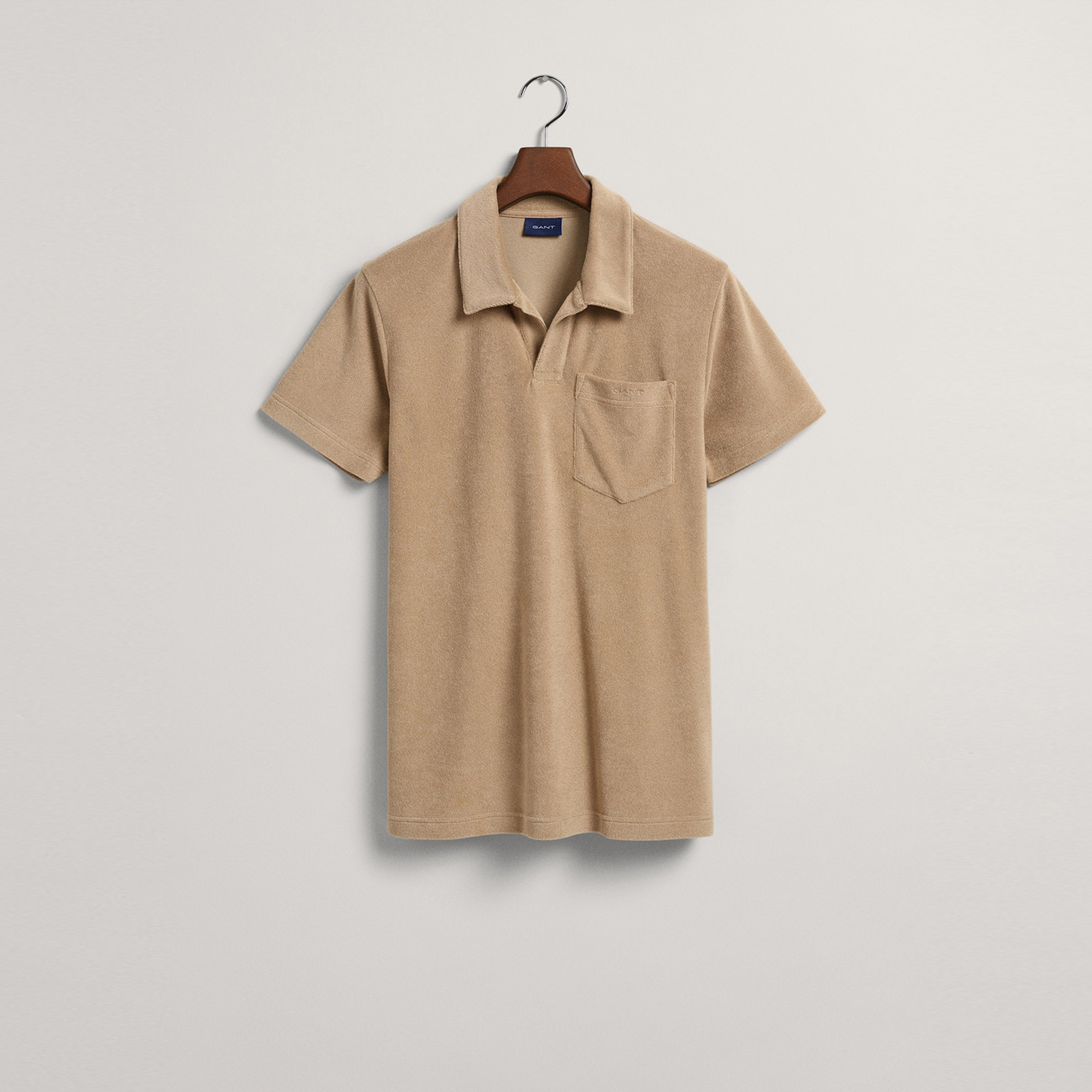 GANT Erkek Bej Regular Fit Polo