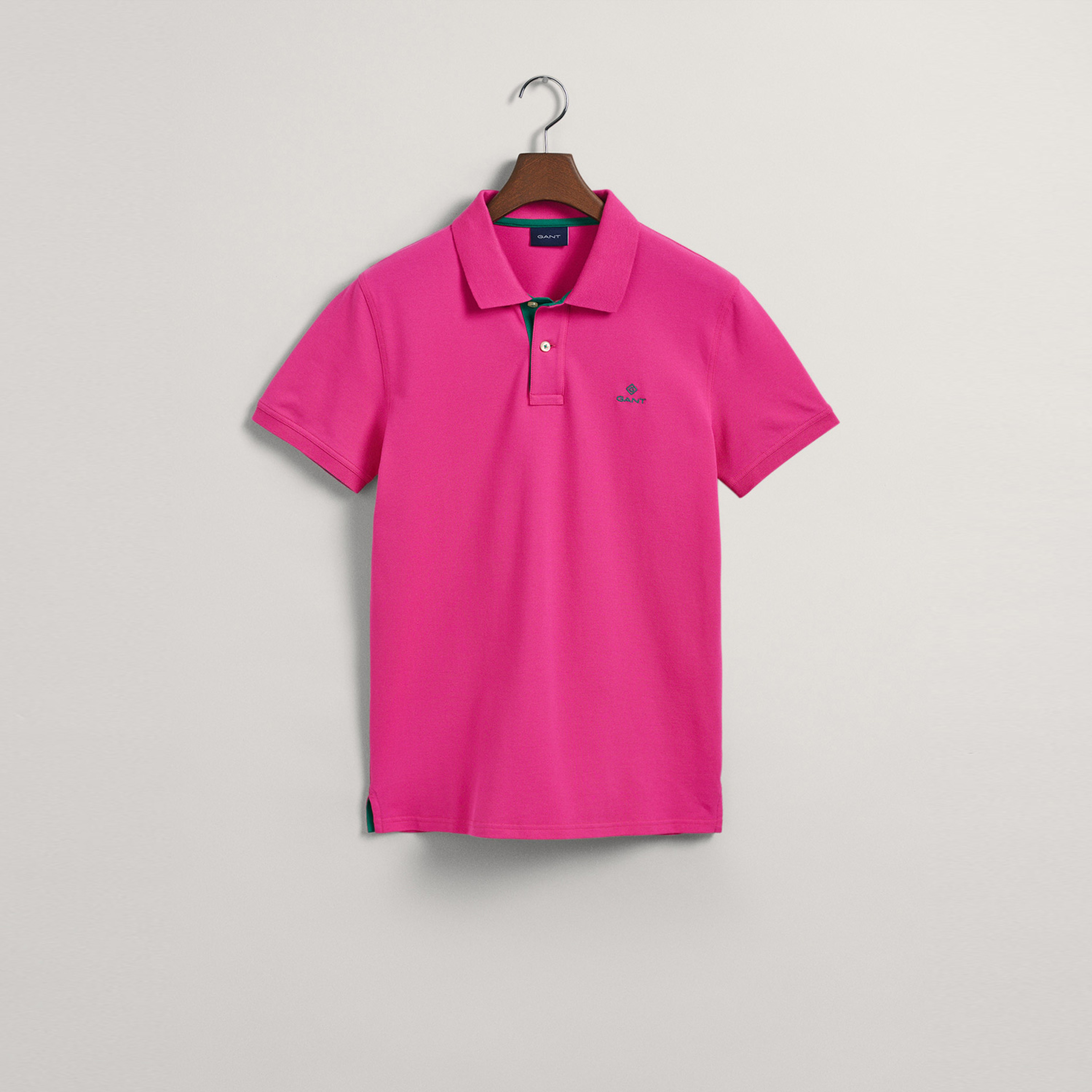 GANT Erkek Pembe Slim Fit Polo
