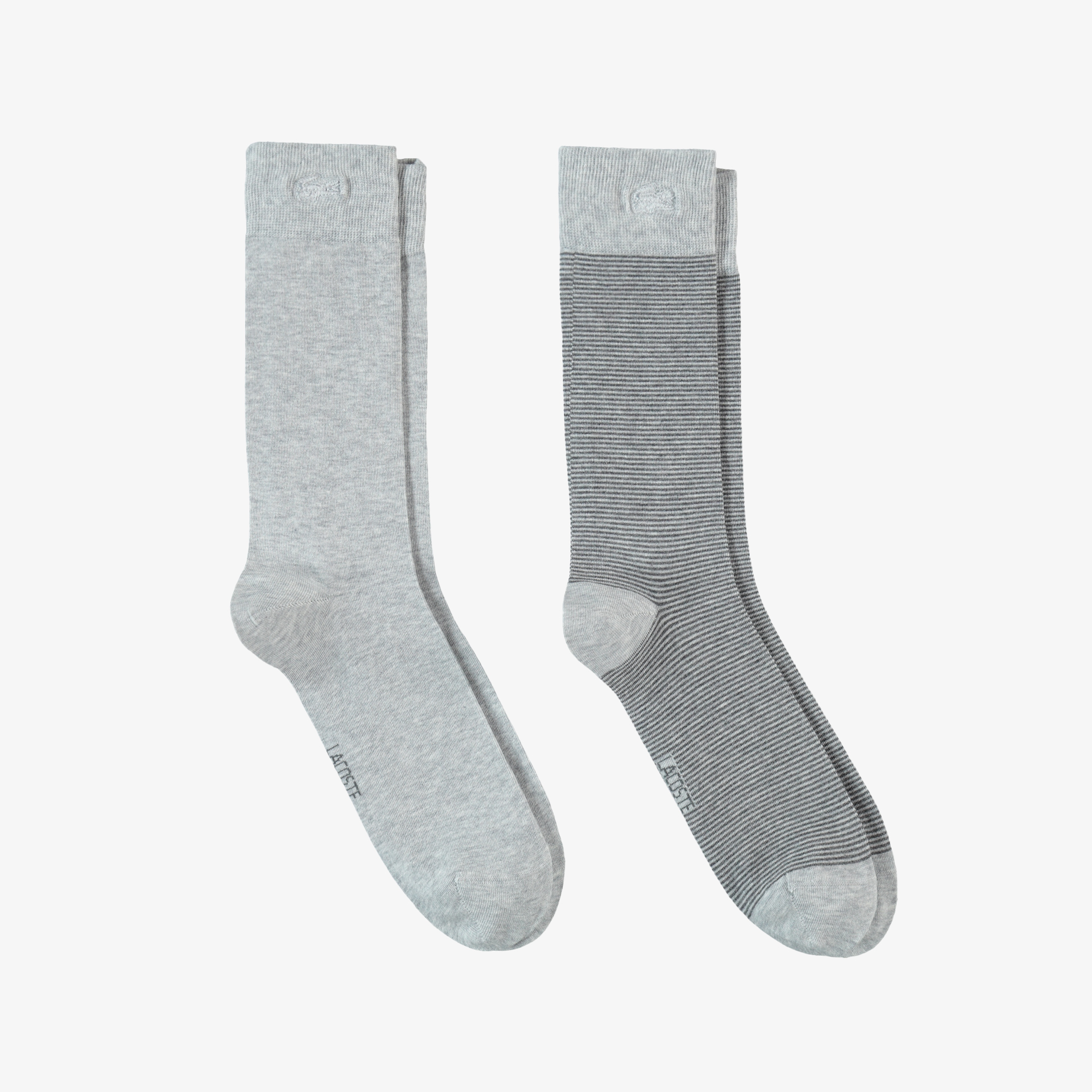 Erkek Çizgili Gri Çorap