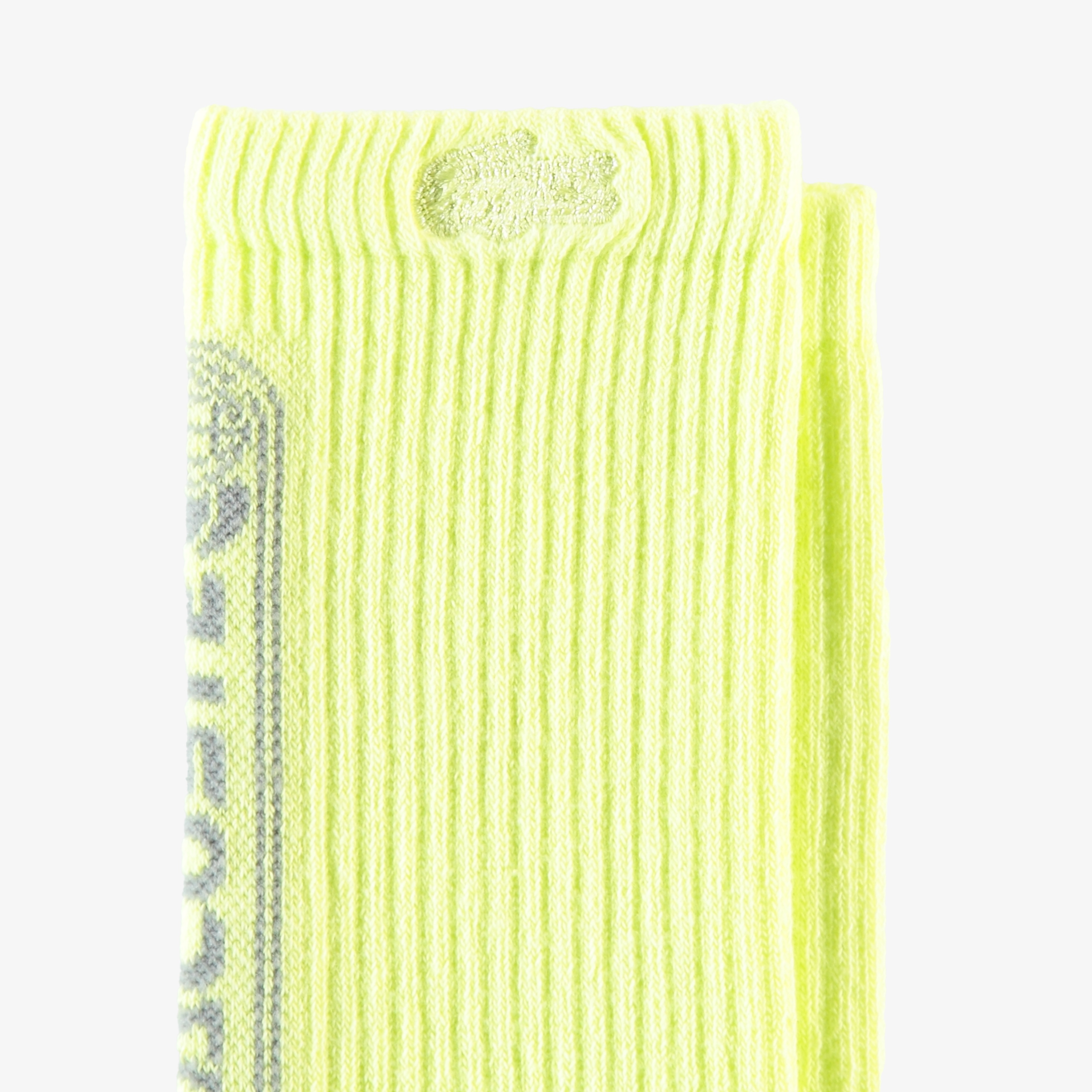 Erkek Baskılı Sarı Çorap