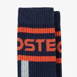Erkek Baskılı Lacivert Çorap