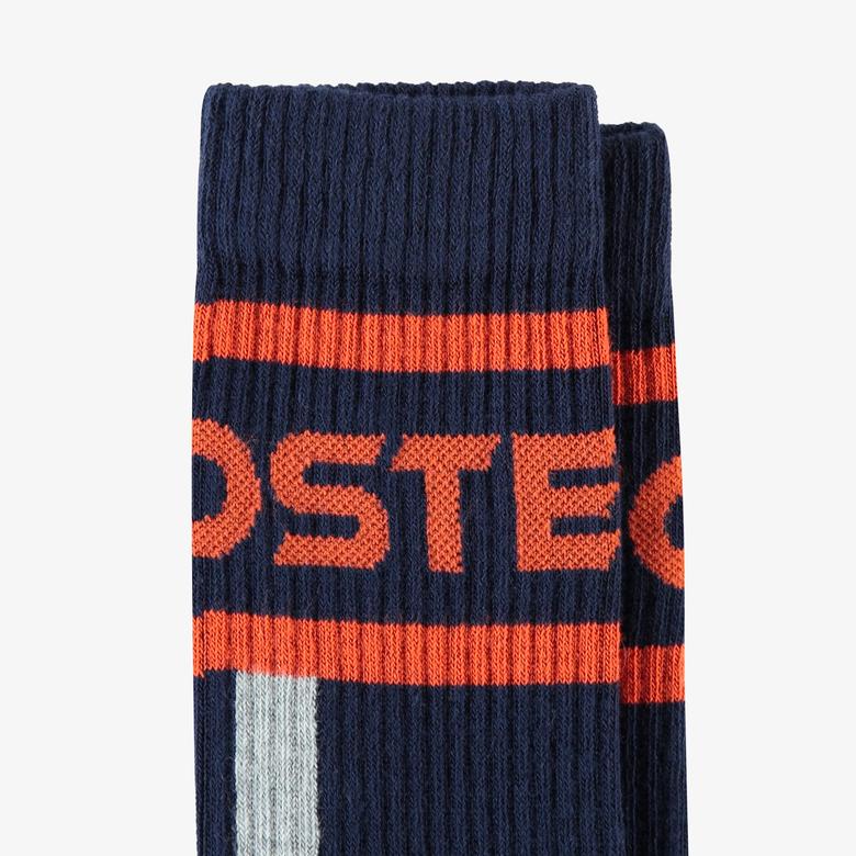 Erkek Baskılı Lacivert Çorap