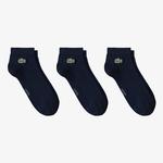 Unisex 3'lü Lacivert Çorap