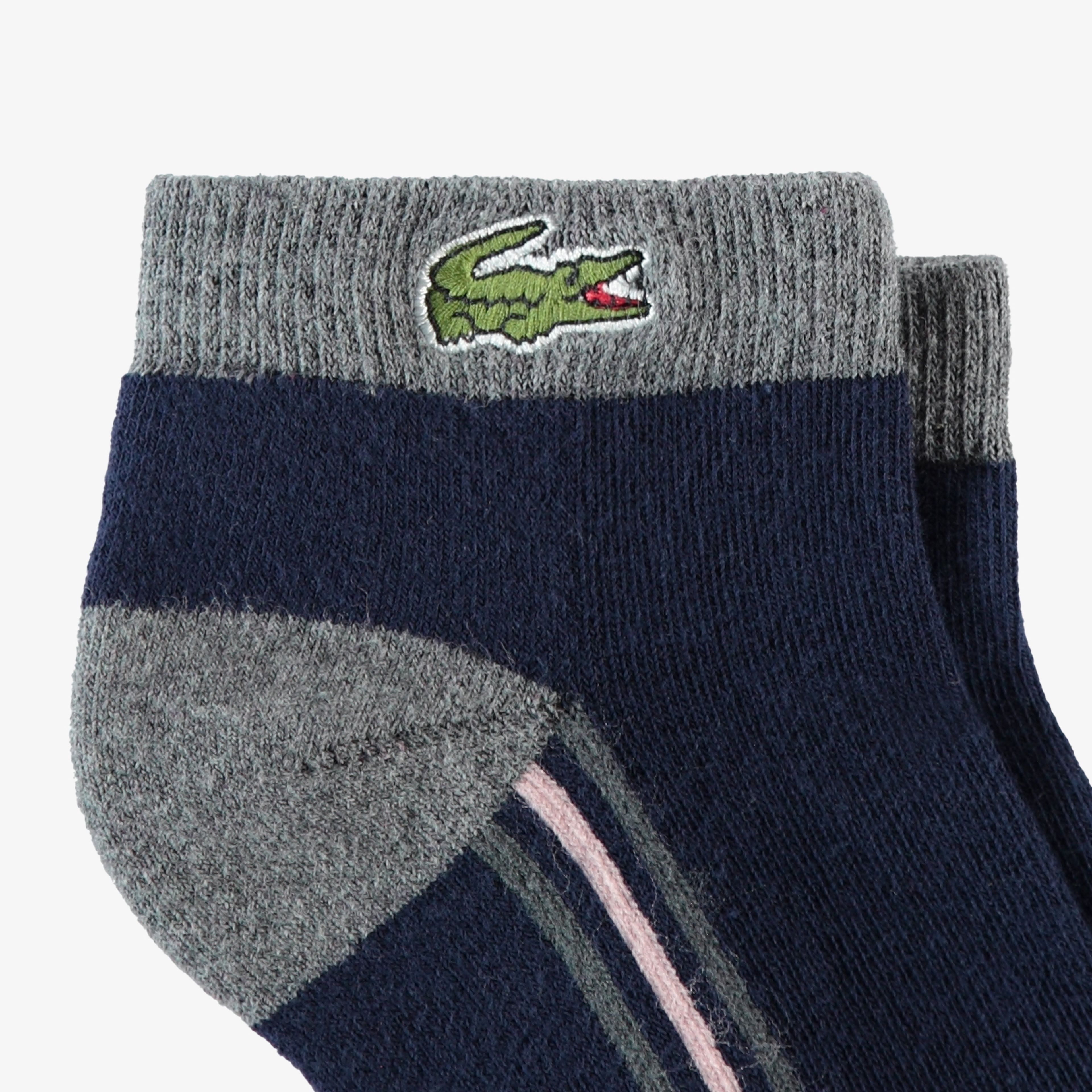 Unisex Çizgili Lacivert Çorap