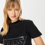 Guess Kadın Siyah T-Shirt
