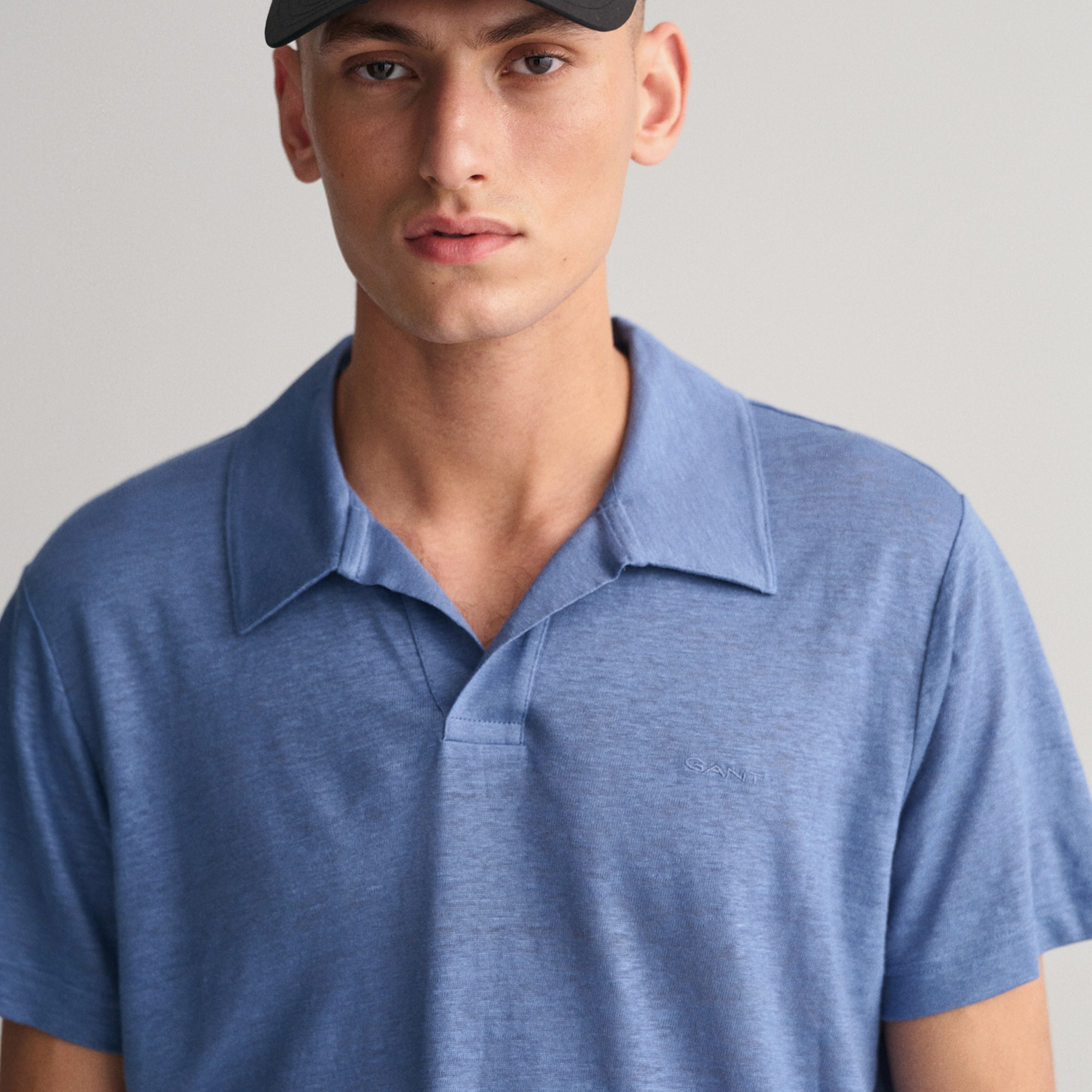 GANT Erkek Mavi Regular Fit Polo