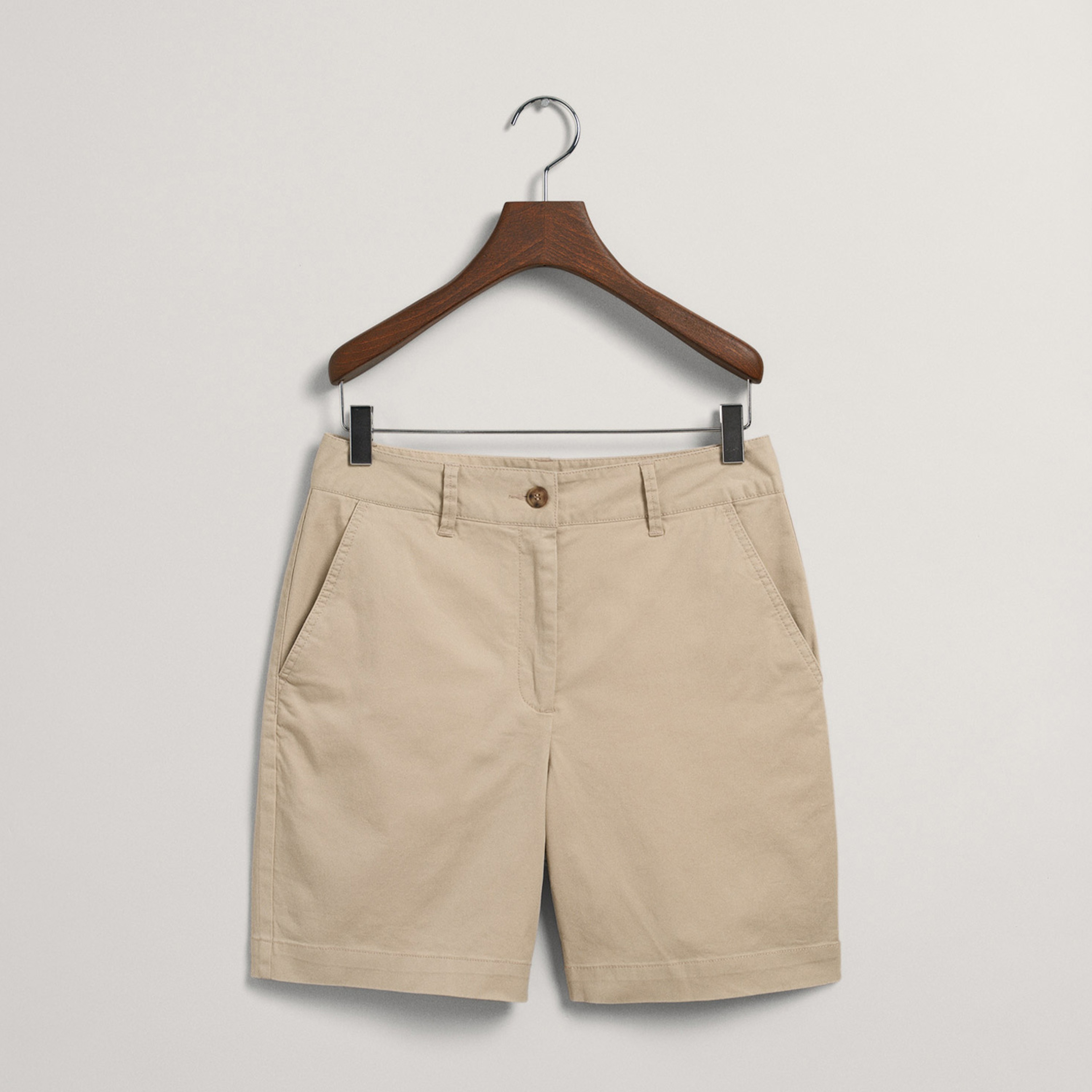 GANT Kadın Bej Slim Fit Şort