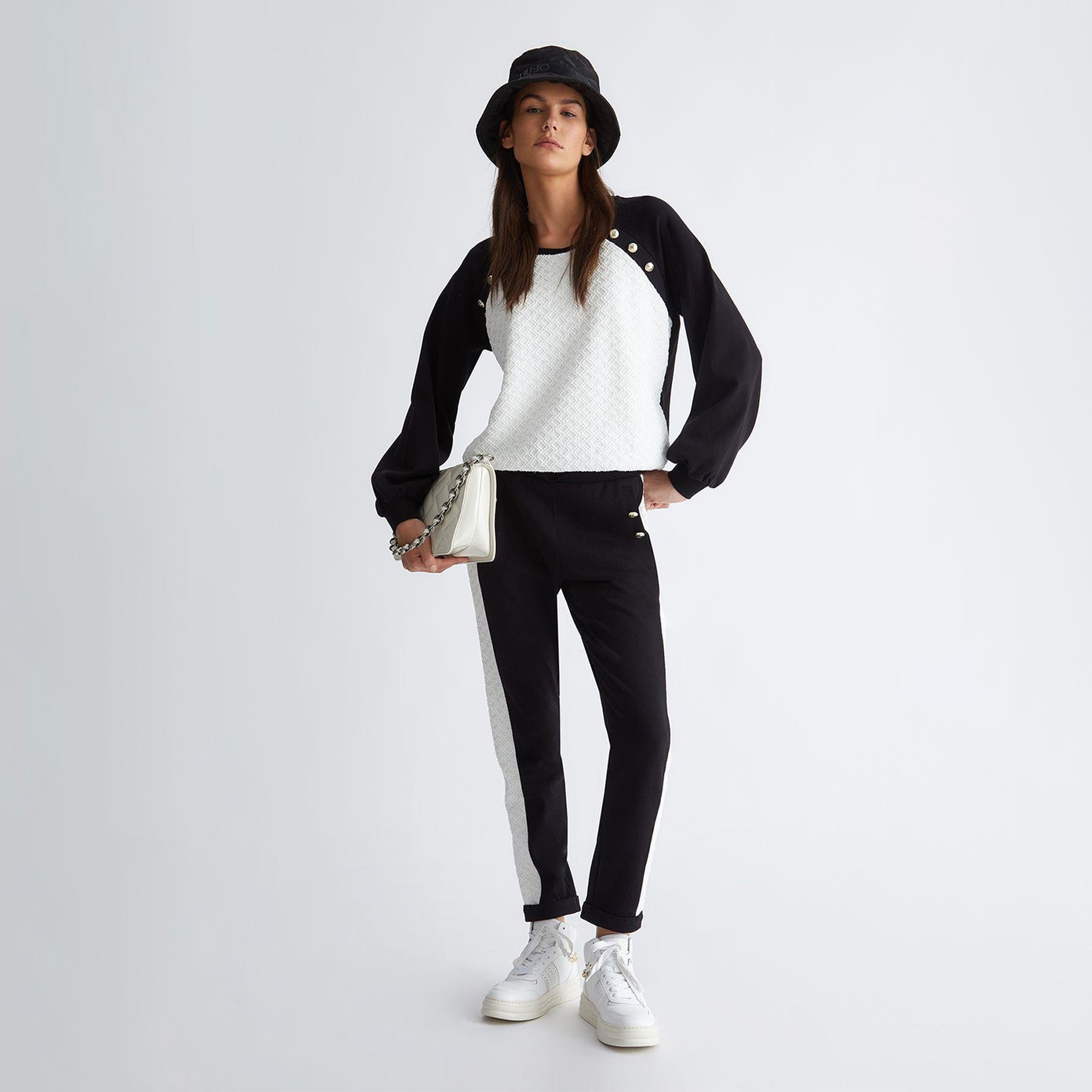 Liu Jo Kadın Beyaz Sweatshirt