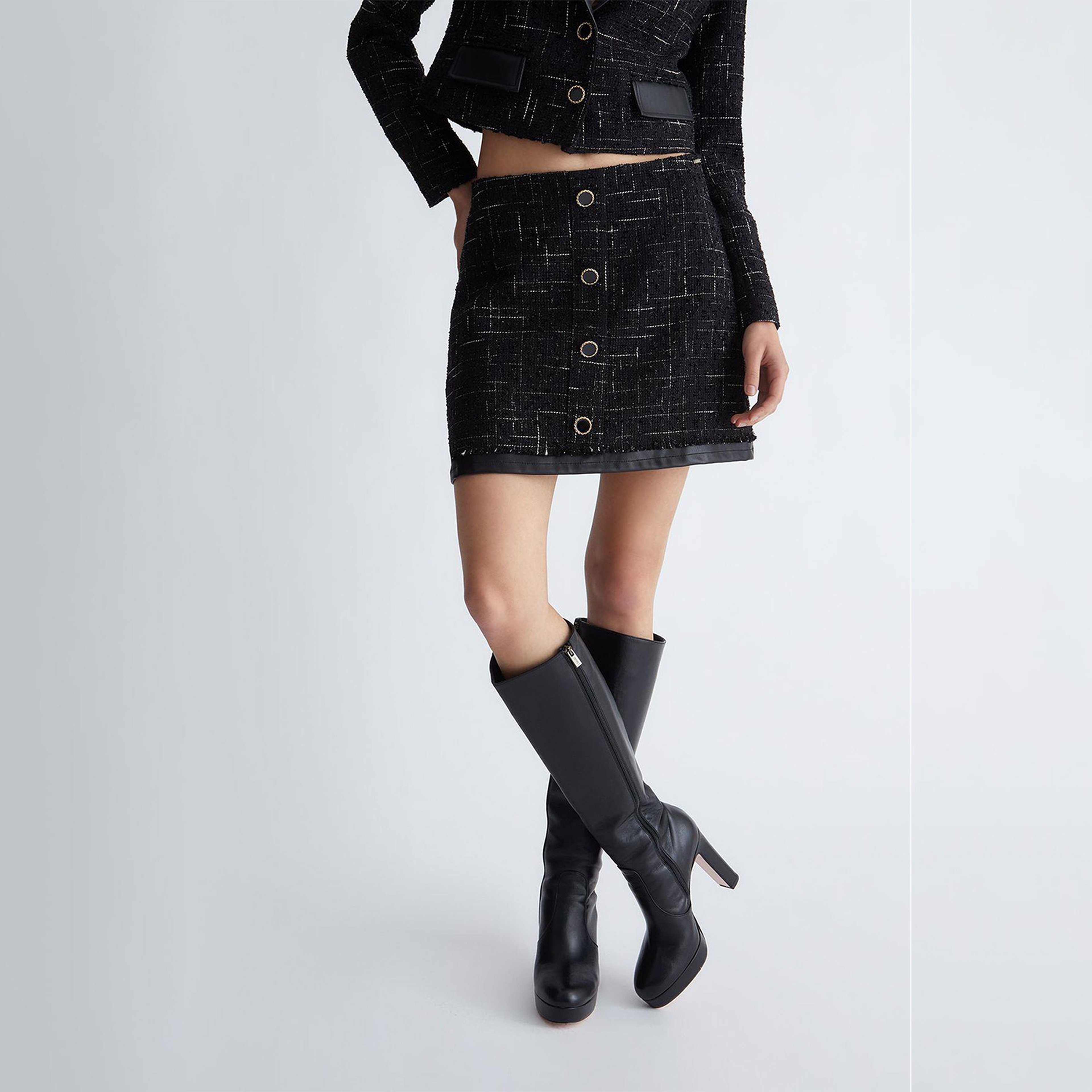 Liu Jo Kadın Siyah Etek