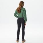 Kadın Skinny Fit Denim Açık Gri Pantolon