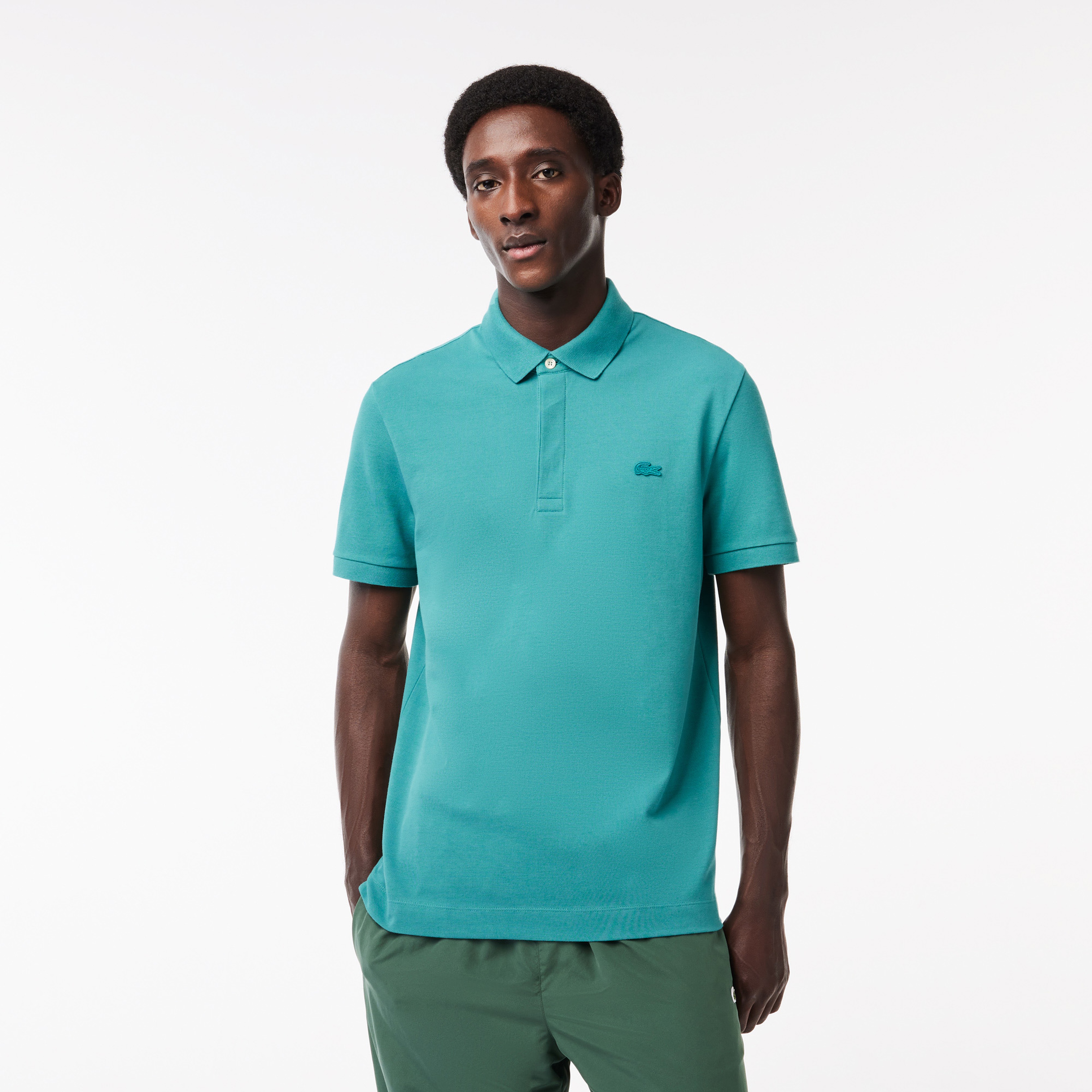 Erkek Regular Fit Mavi Paris Polo