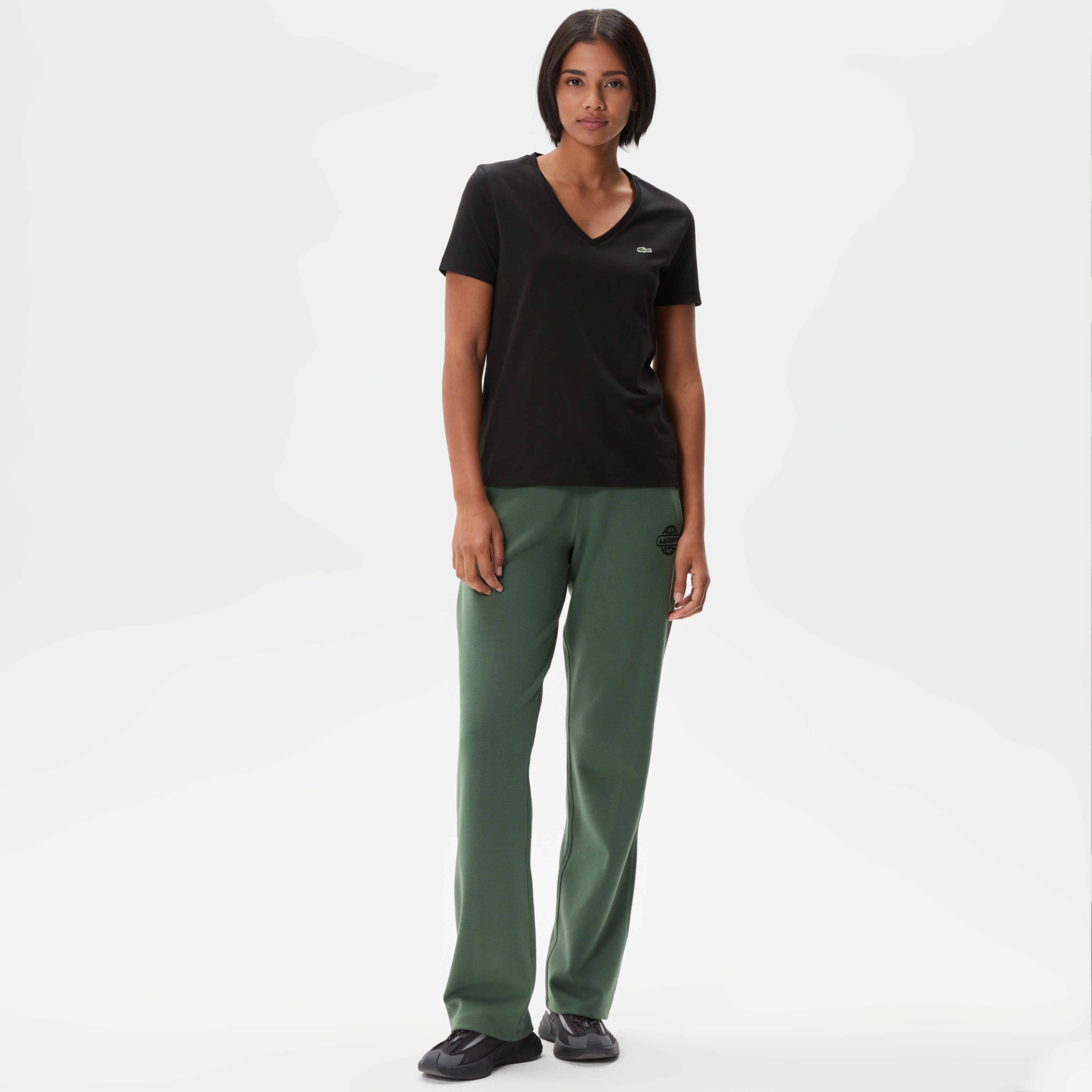 Kadın İspanyol Paça Yeşil Eşofman Altı