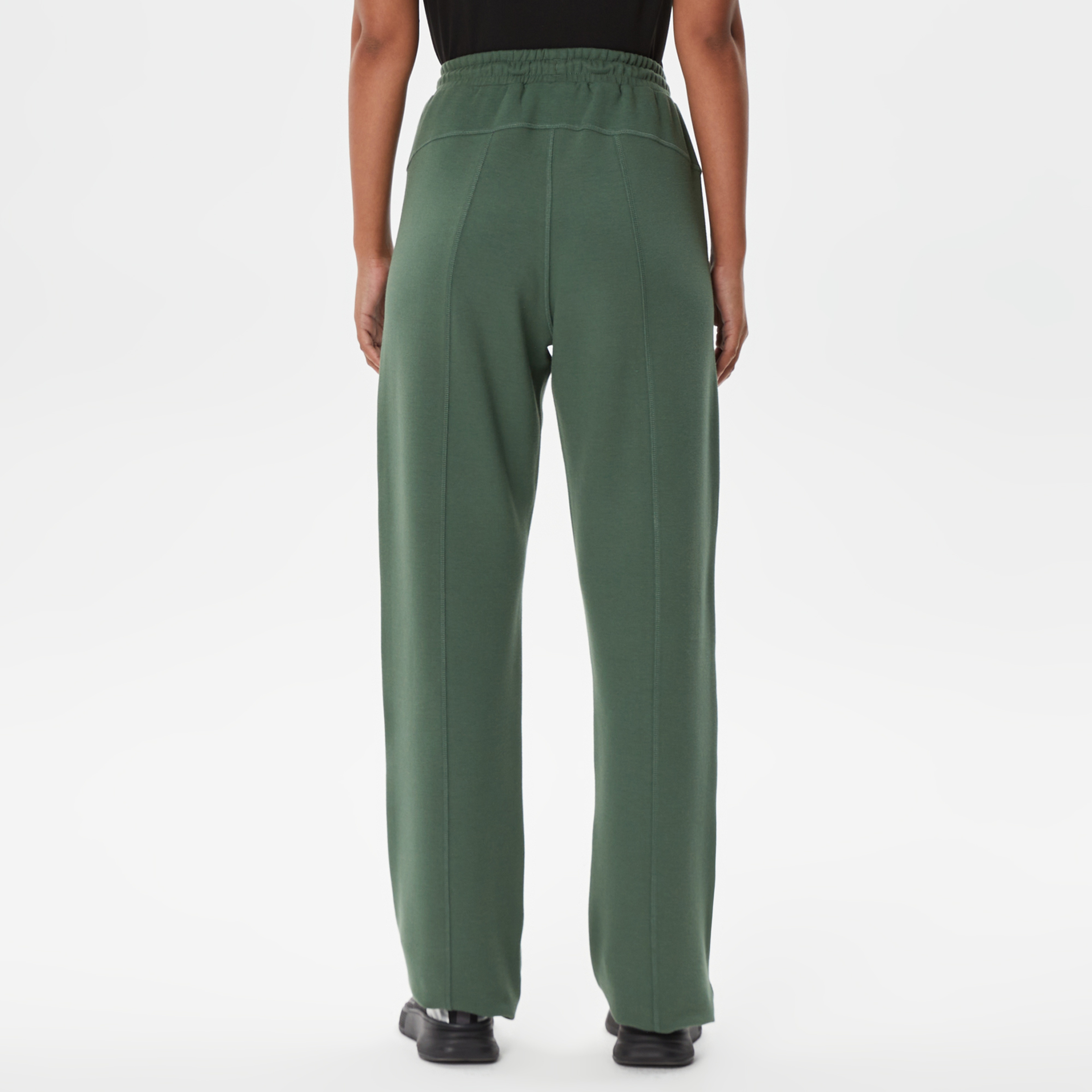 Kadın İspanyol Paça Yeşil Eşofman Altı