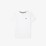 Çocuk Bisiklet Yaka Beyaz T-Shirt