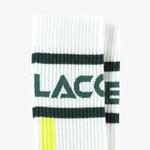 Erkek Baskılı Beyaz Çorap