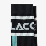 Erkek Baskılı Siyah Çorap