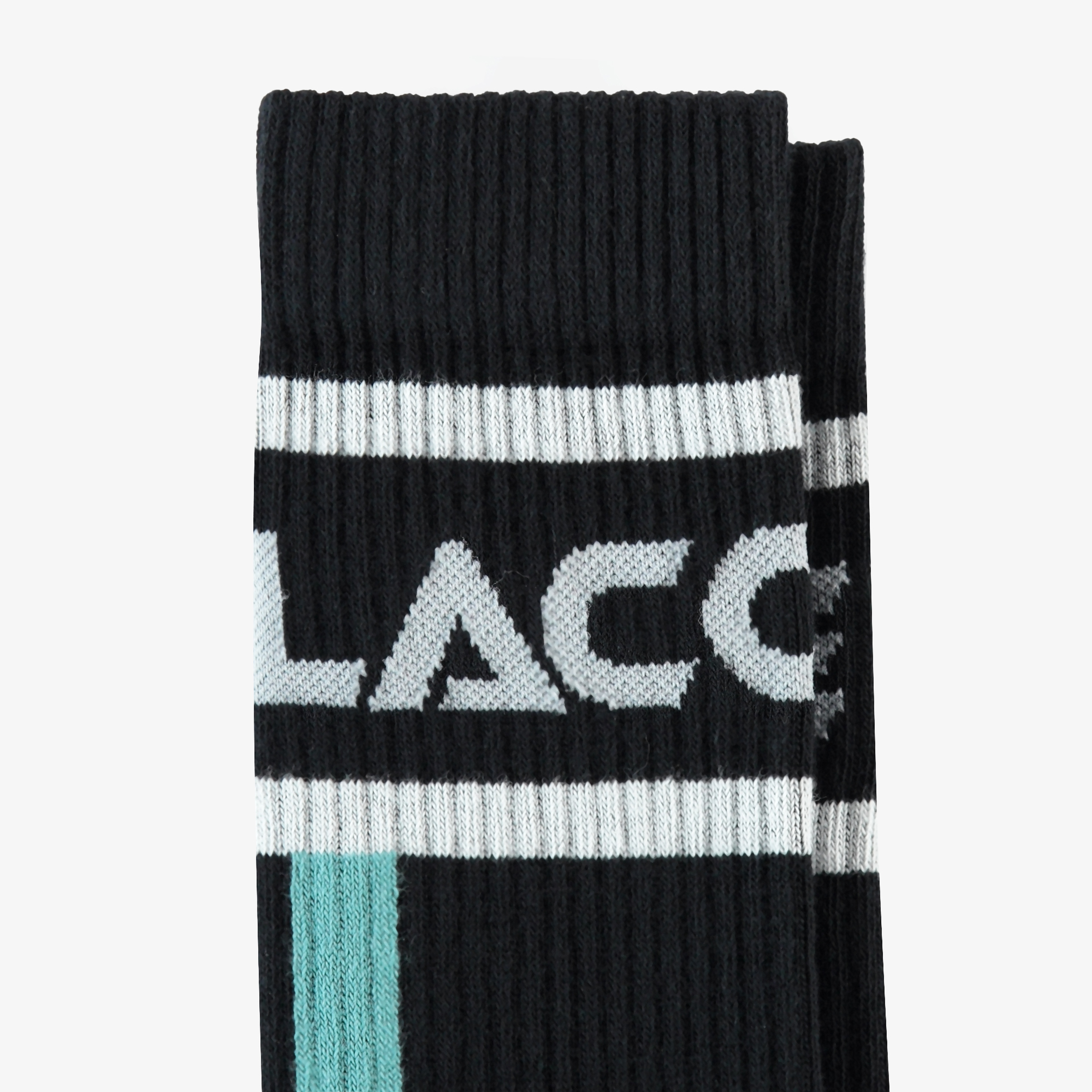 Erkek Baskılı Siyah Çorap