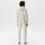 Kadın Jogger Desenli Beyaz Eşofman Altı