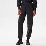 Kadın Jogger Desenli Siyah Eşofman Altı