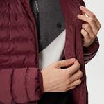 Erkek Dik Yaka Kapitone Bordo Mont