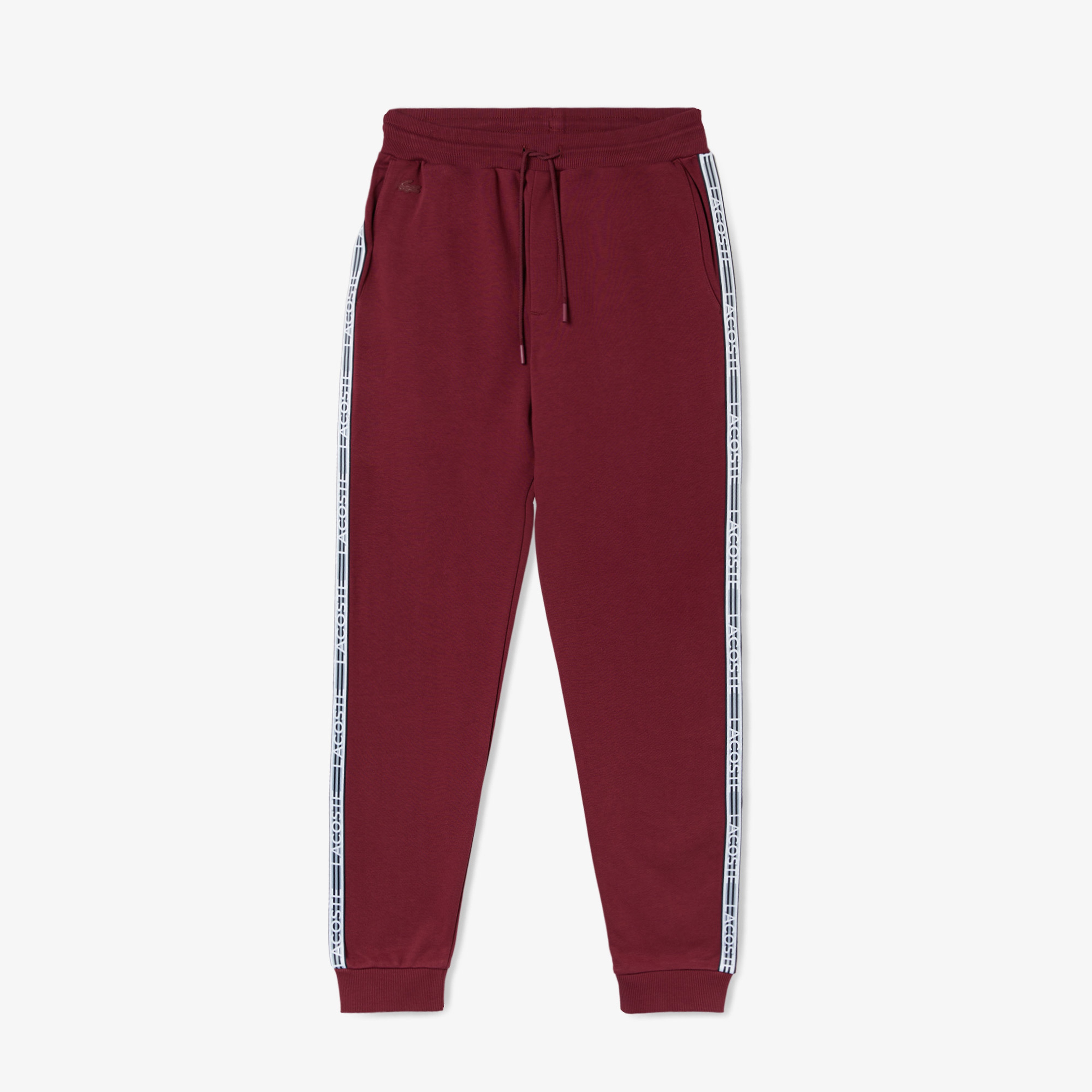 Erkek Relaxed Fit Baskılı Bordo Eşofman Altı