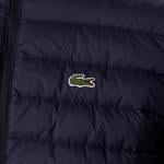 Erkek Dik Yaka Kapitone Lacivert Mont