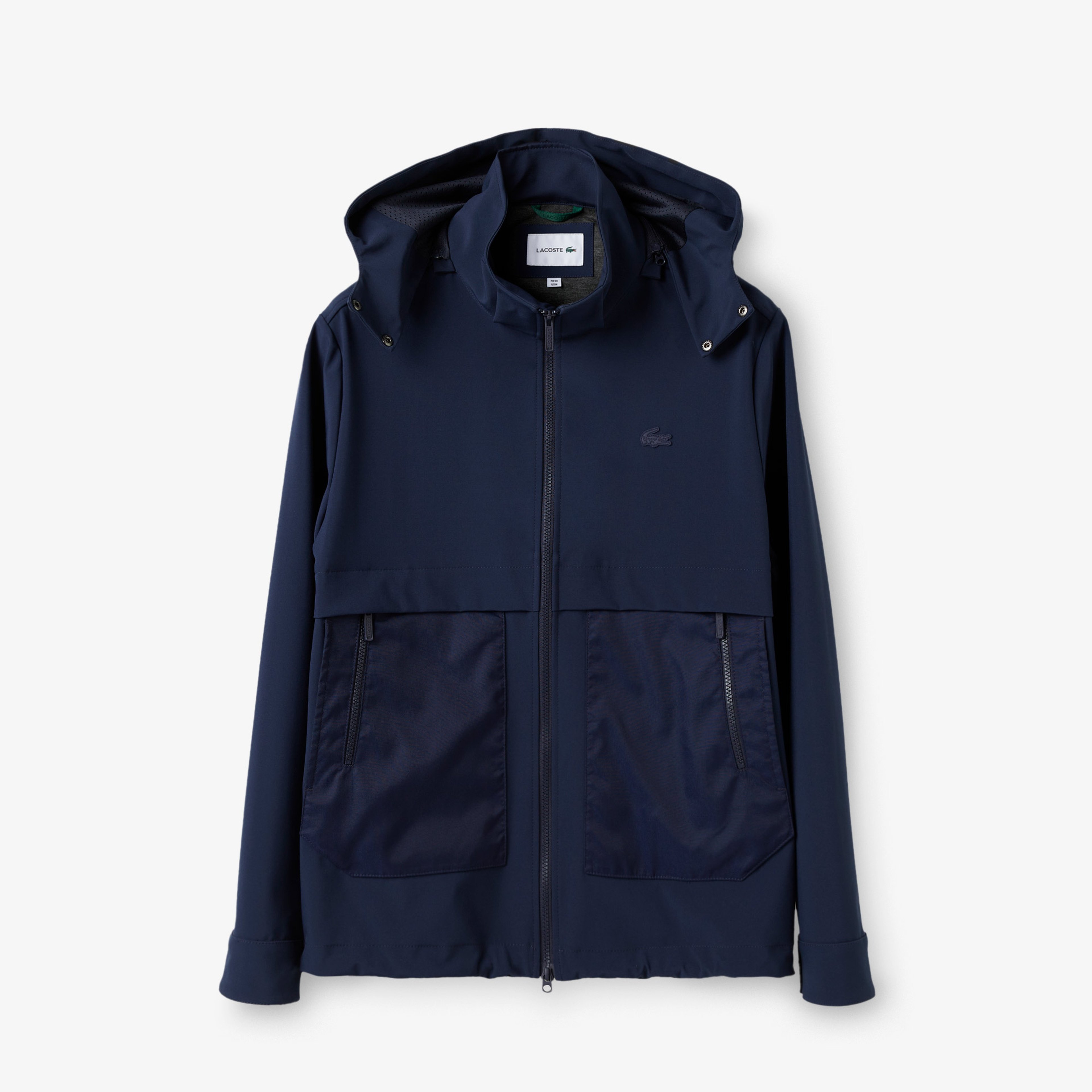 Erkek Kapüşonlu Lacivert Mont