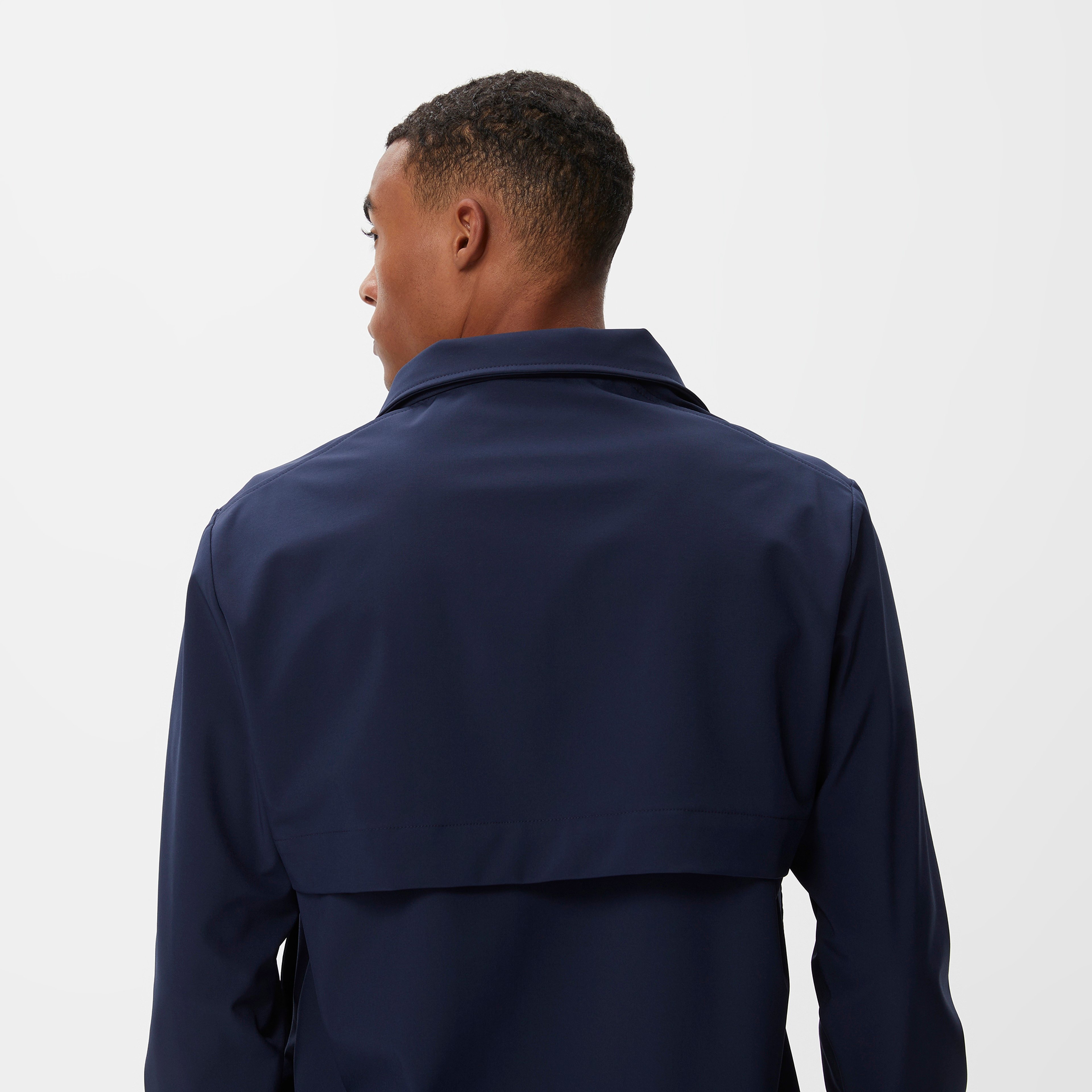 Erkek Kapüşonlu Lacivert Mont