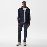 Erkek Kapüşonlu Lacivert Mont