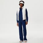 Kadın Dik Yaka Kapitone Beyaz Yelek