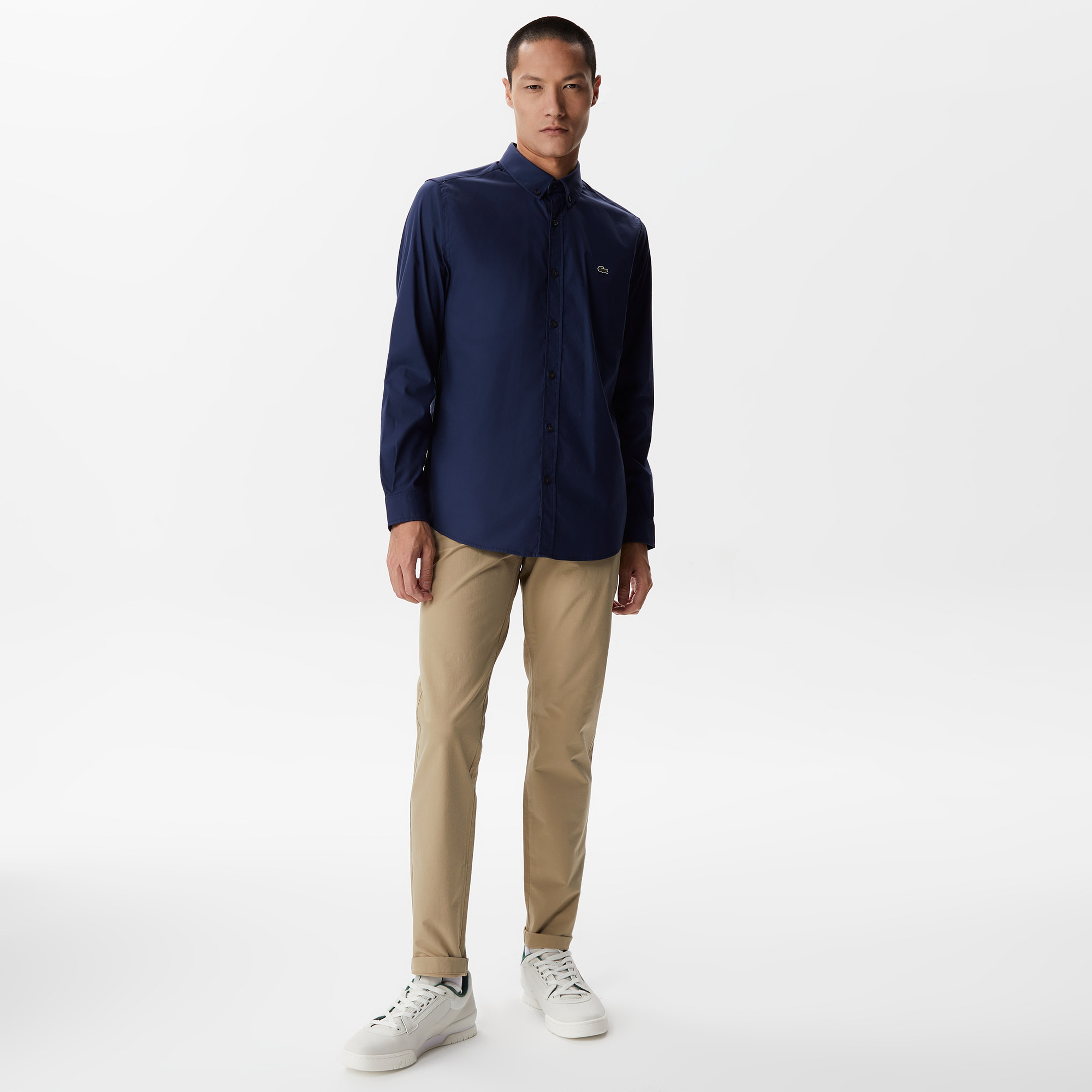 Erkek Slim Fit Bej Pantolon