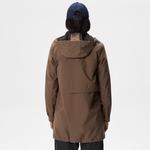 Kadın Kapüşonlu Kahverengi Mont