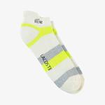 Kadın Çizgili Beyaz Çorap