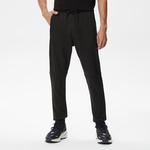 Erkek Slim Fit Renk Bloklu Siyah Eşofman Altı