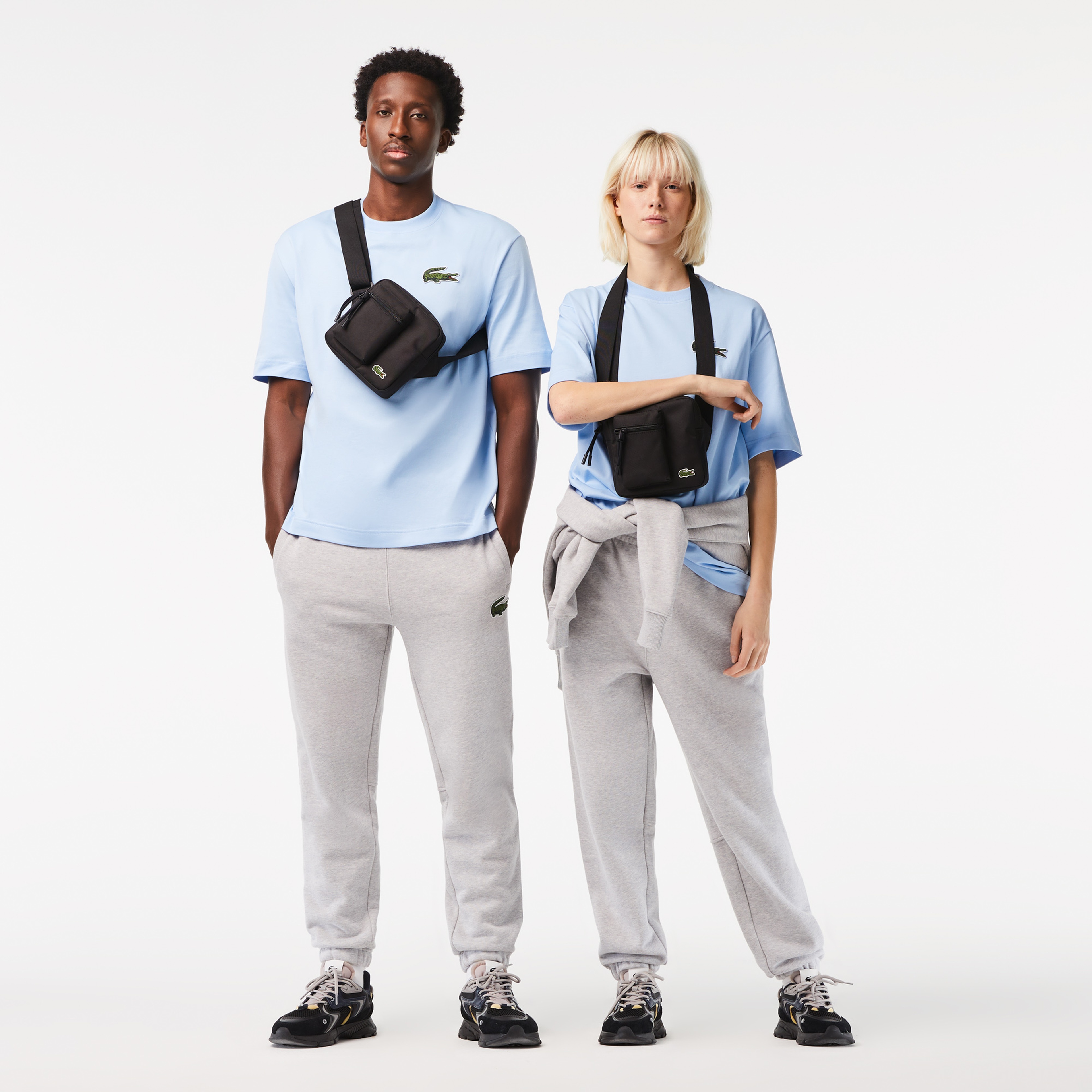 Unisex Siyah Postacı Çantası