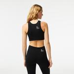 Active Kadın Slim Fit Kolsuz Siyah Bra