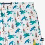Nautica Erkek Çocuk Beyaz Desenli Şort Mayo