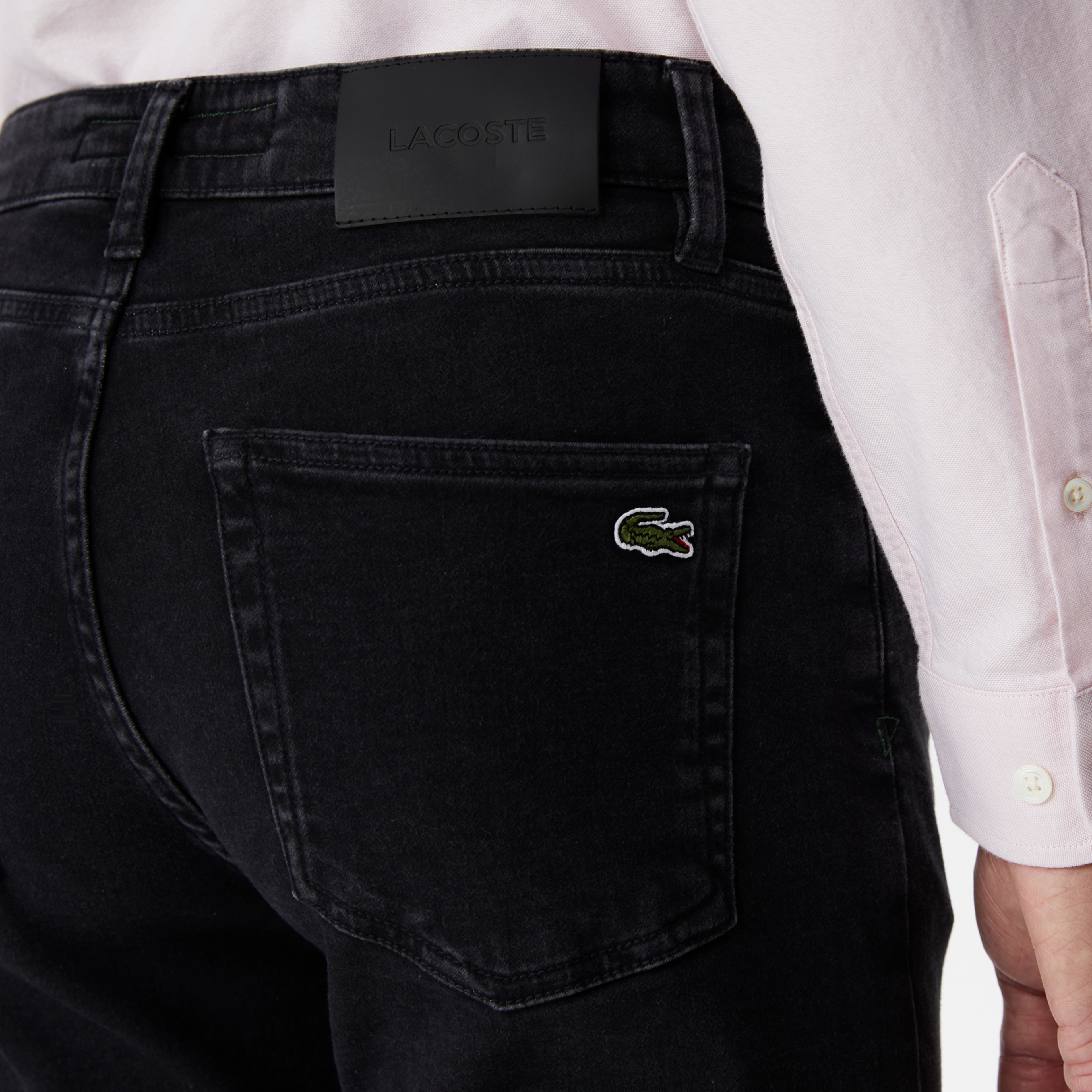 Erkek Slim Fit Denim Koyu Gri Pantolon