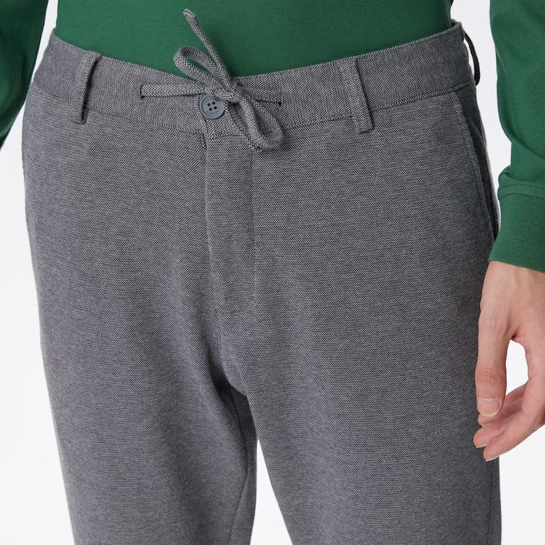 Lacoste Erkek Slim Fit Gri Pantolon