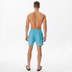 Nautica Erkek Mavi Baskılı Deniz Şortu