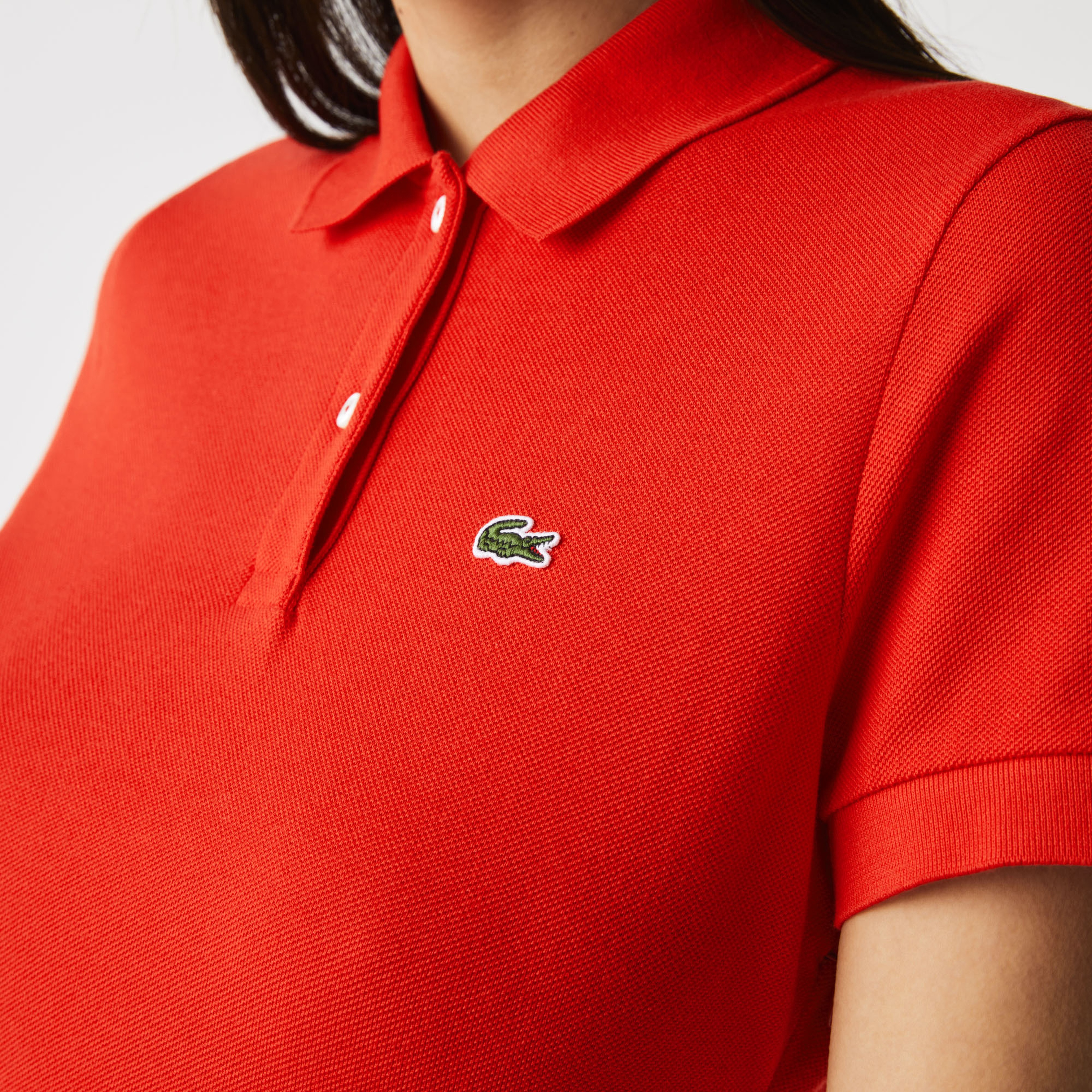 Lacoste Women?s Fitted Cotton Piqué Polo Dress