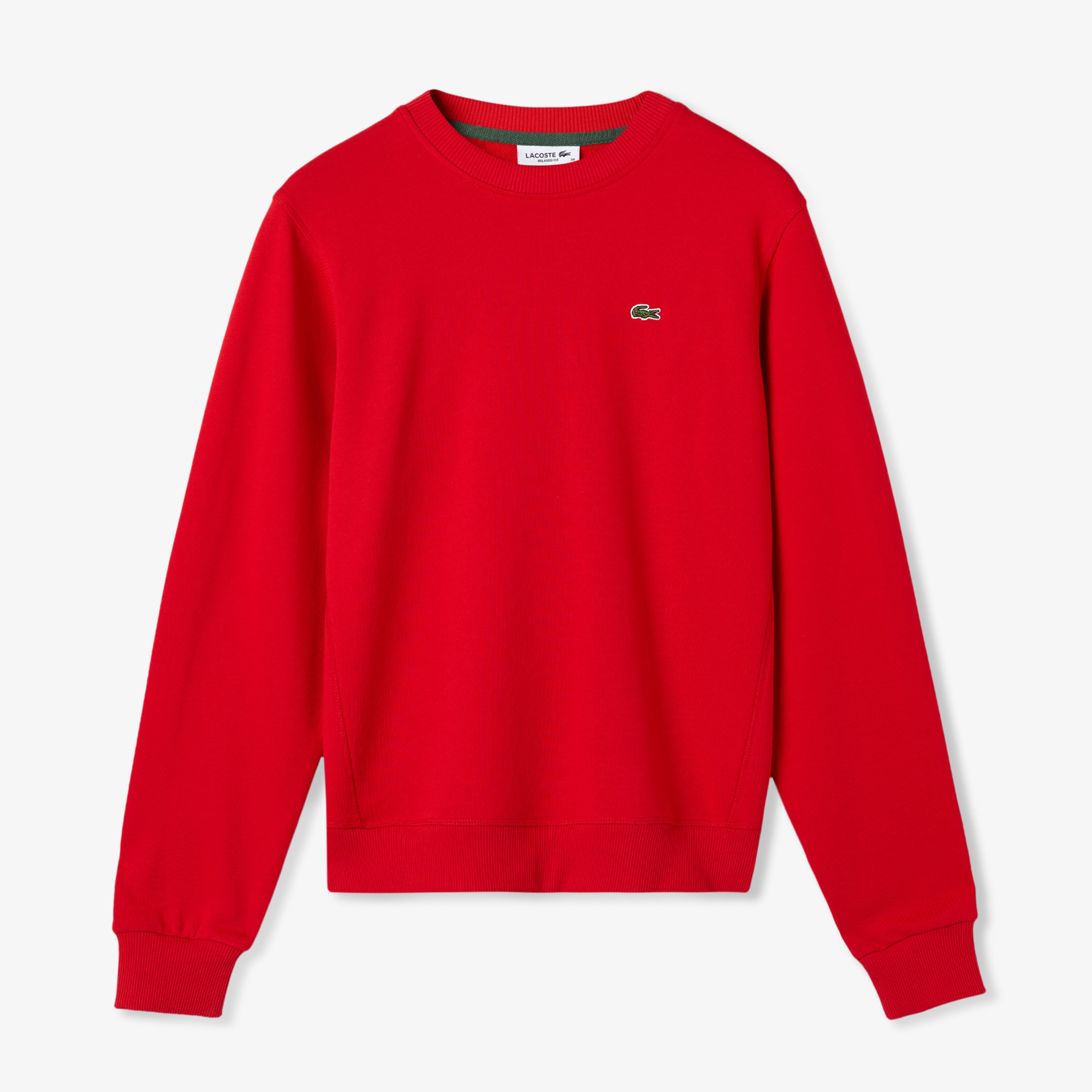Kadın Regular Fit Bisiklet Yaka Kırmızı Sweatshirt