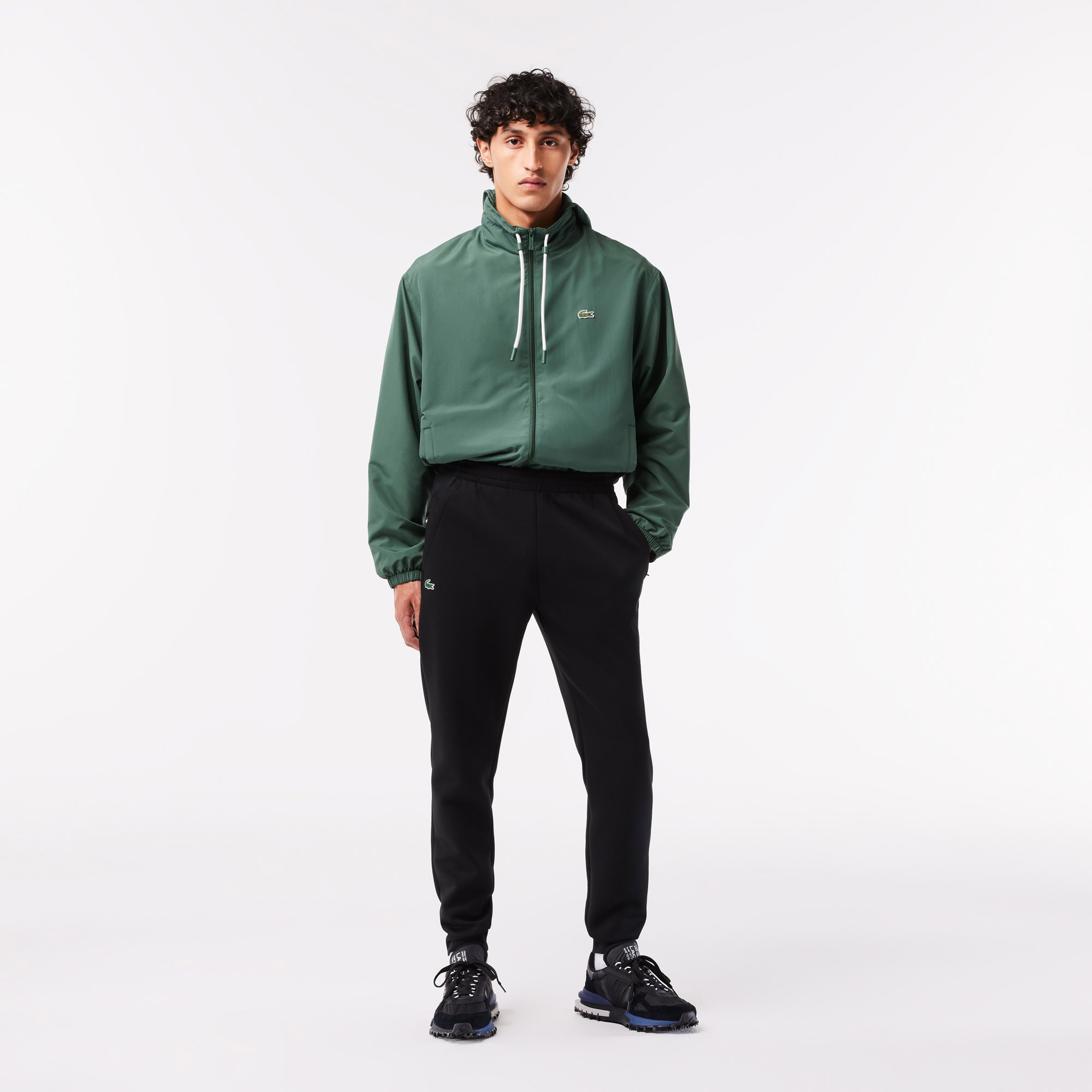 Lacoste Men?s Mesh Panels Tracksuit Pants