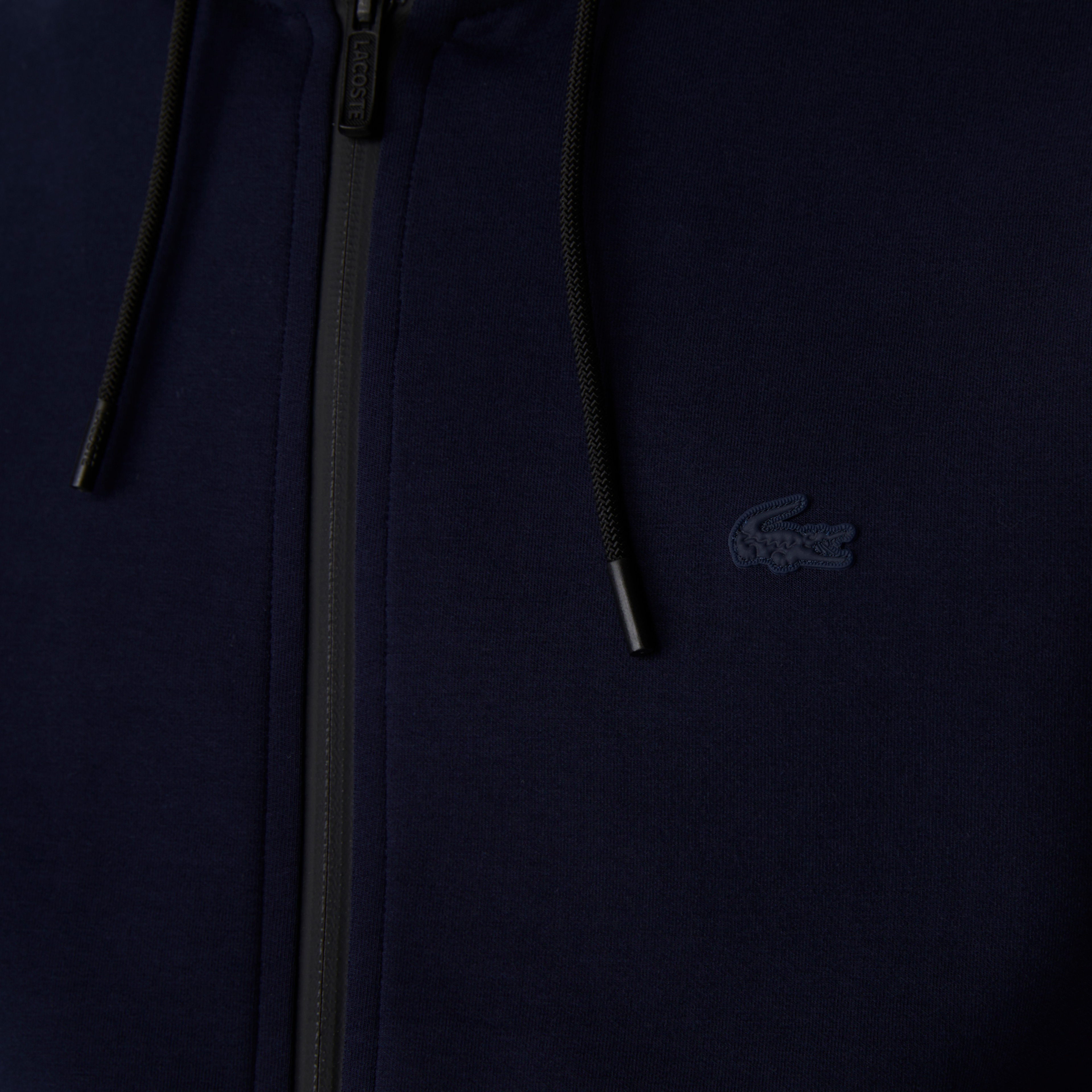 Erkek Regular Fit Kapüşonlu Baskılı Lacivert Sweatshirt