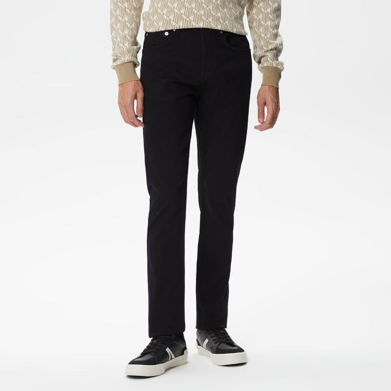 Erkek Slim Fit Denim Lacivert Pantolon