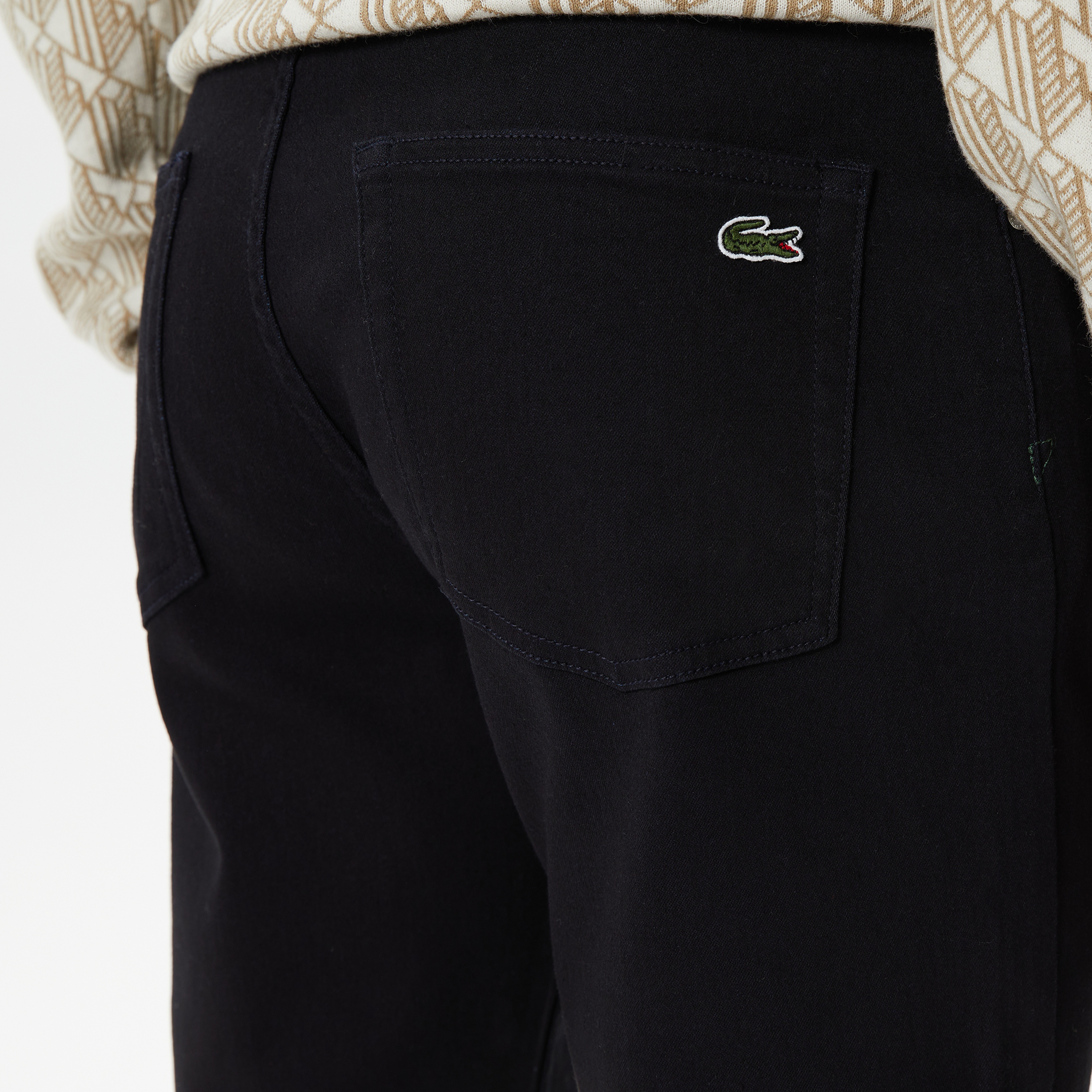 Erkek Slim Fit Denim Lacivert Pantolon