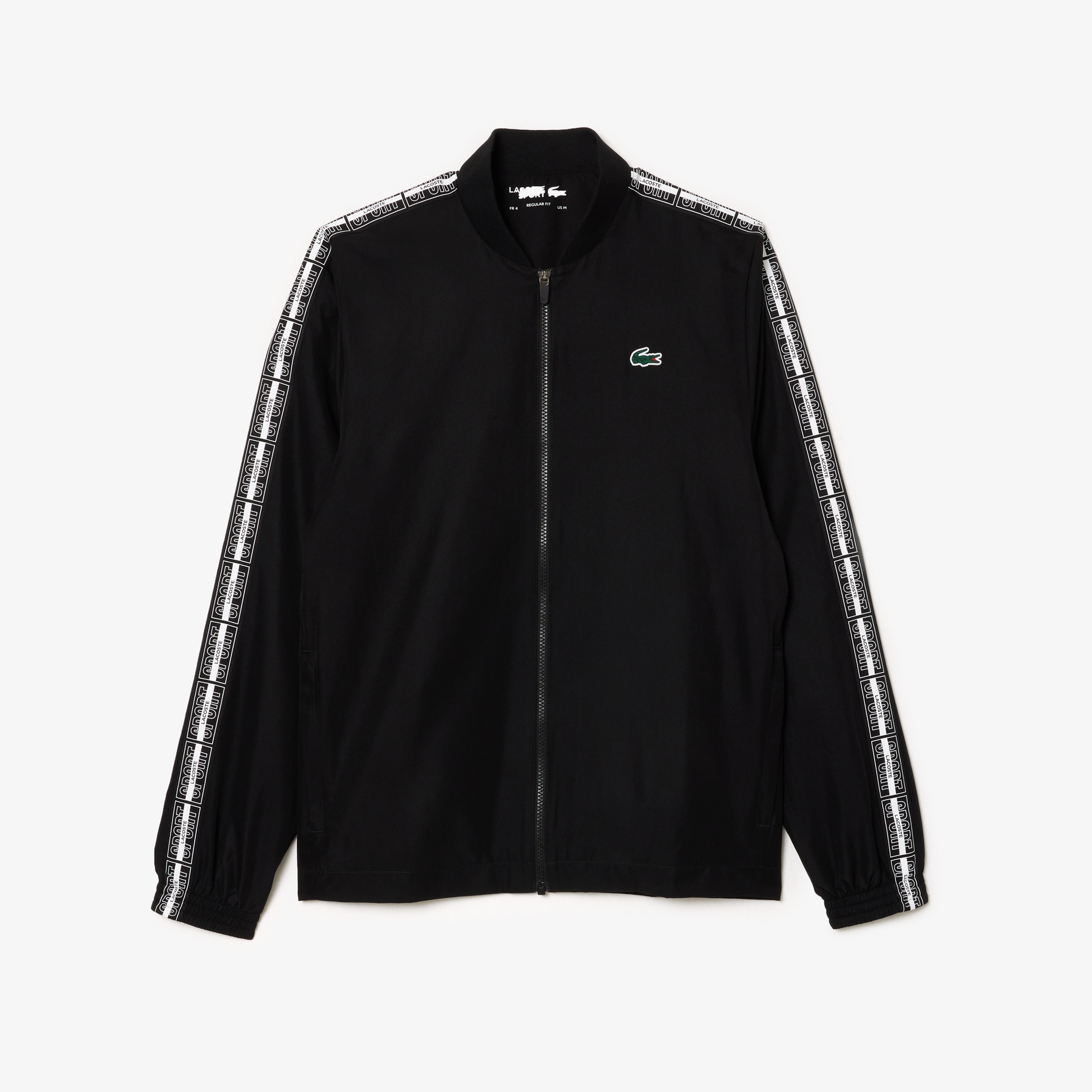 SPORT Erkek Regular Fit Uzun Kollu Baskılı Siyah Eşofman Takımı